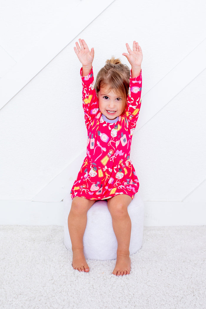 Sweet Scent L/S Bodysuit Dress - Bestaroo
