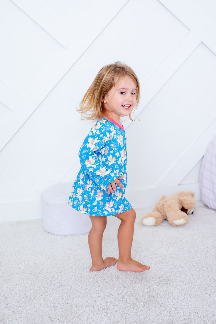 Wishbloom Bodysuit Dress - Bestaroo