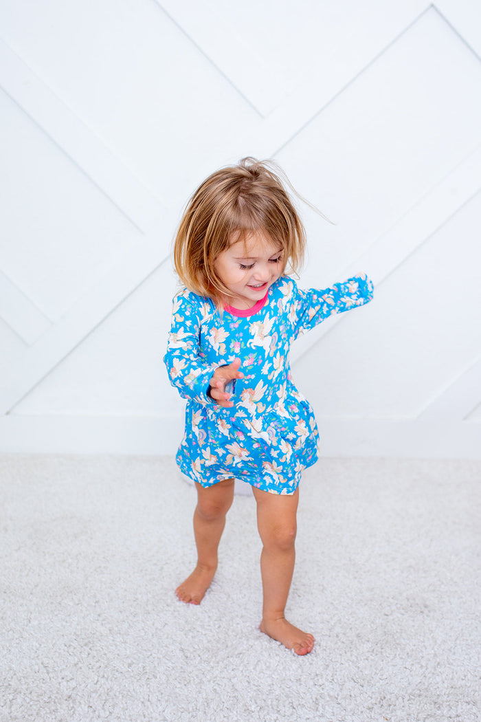 Wishbloom Bodysuit Dress - Bestaroo