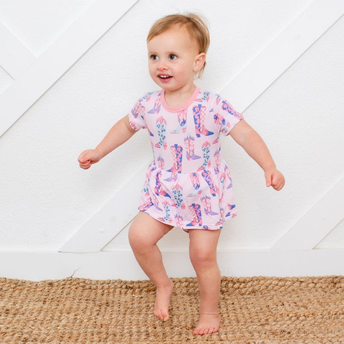 Giddy Up S/S Bodysuit Dress