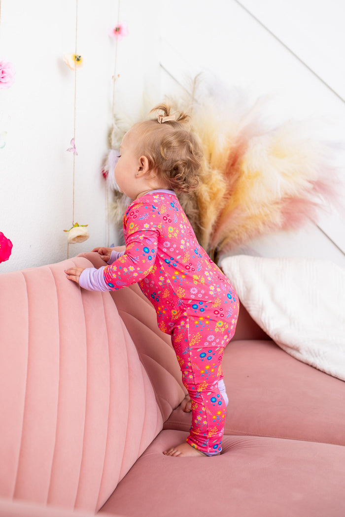 Flower Confetti Convertible Coverall