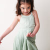 leila dress in sage