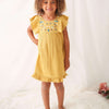 arya mini dress in mustard