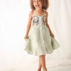 amaya mini dress in sage