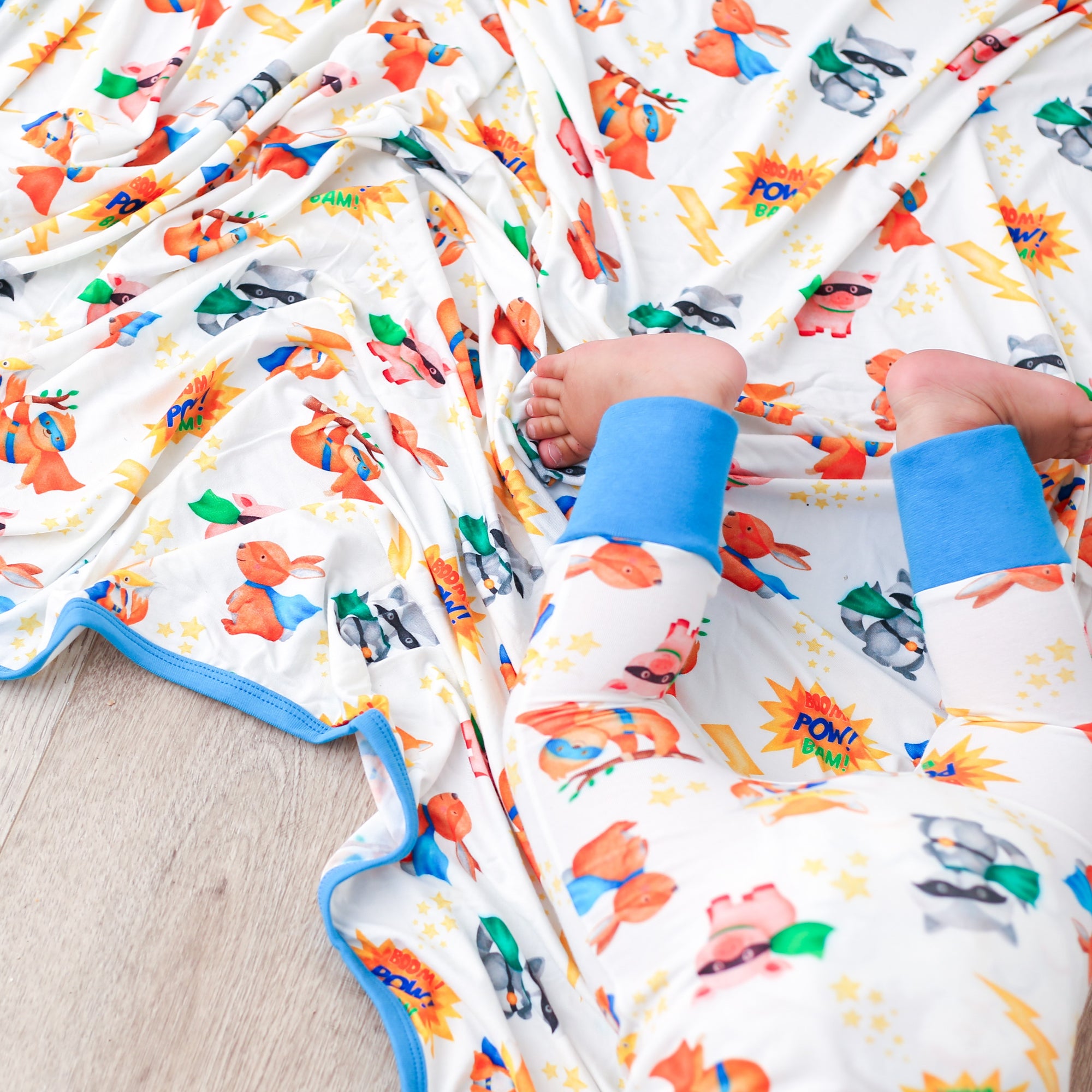 Super Sleepy Heroes Swaddle