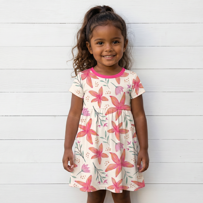 Sunset Leilani S/S Dress - Bestaroo