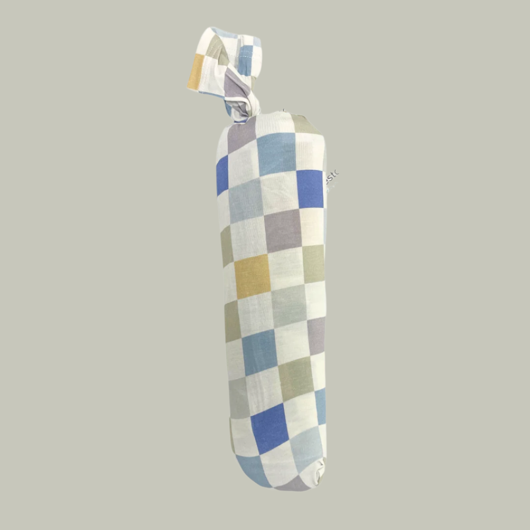 Blue Easter Checks Swaddle