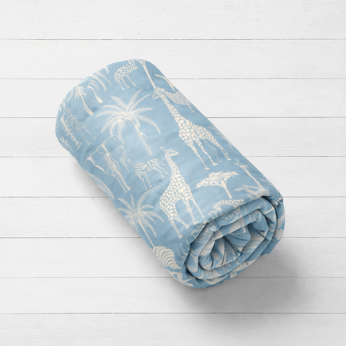 Savanna Blue Swaddle