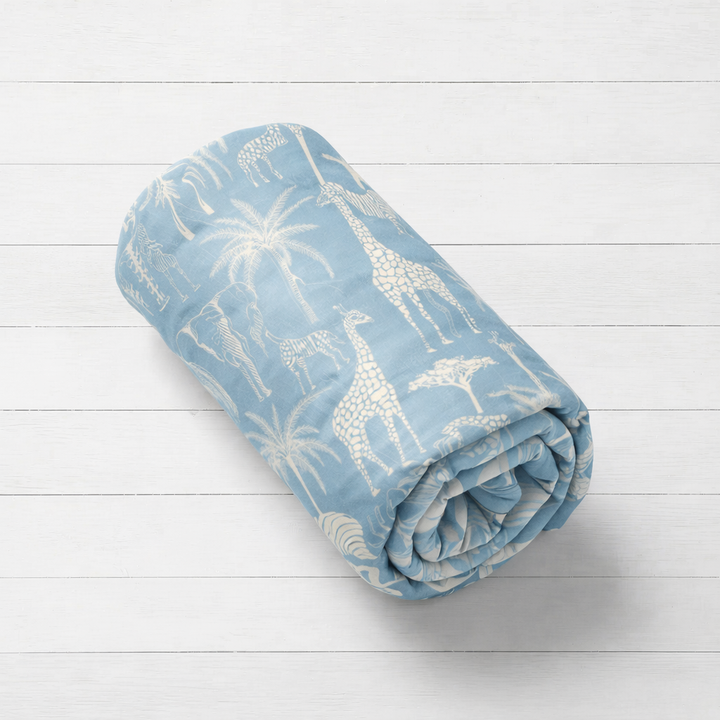 Savanna Blue Swaddle