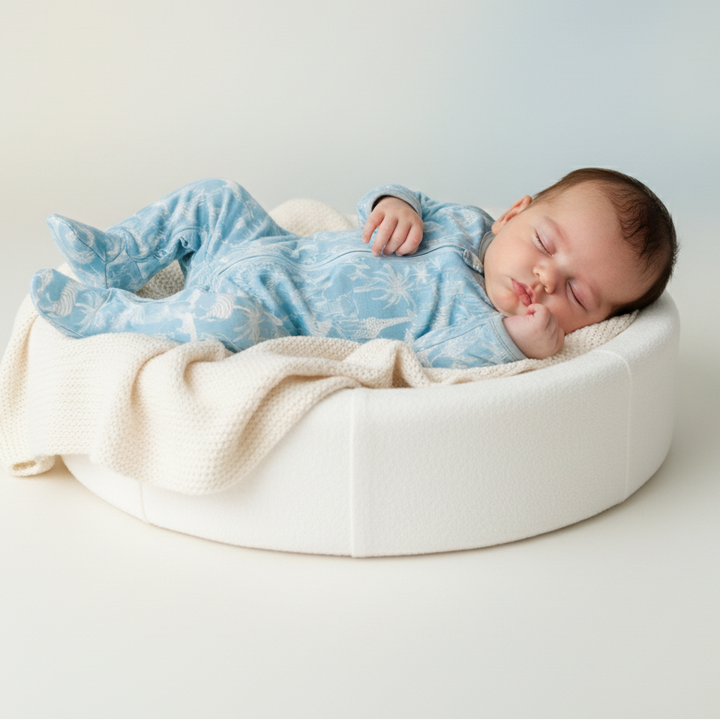 Savanna Blue Footie