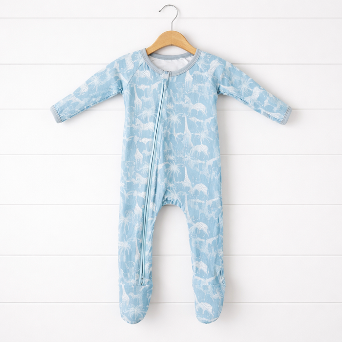 Savanna Blue Footie