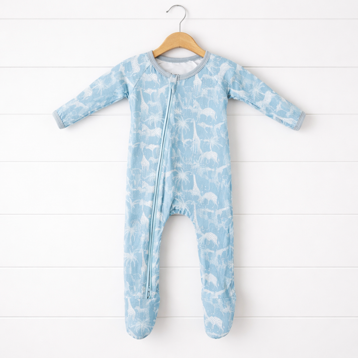 Savanna Blue Footie