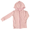 Pink hoodie on a white background