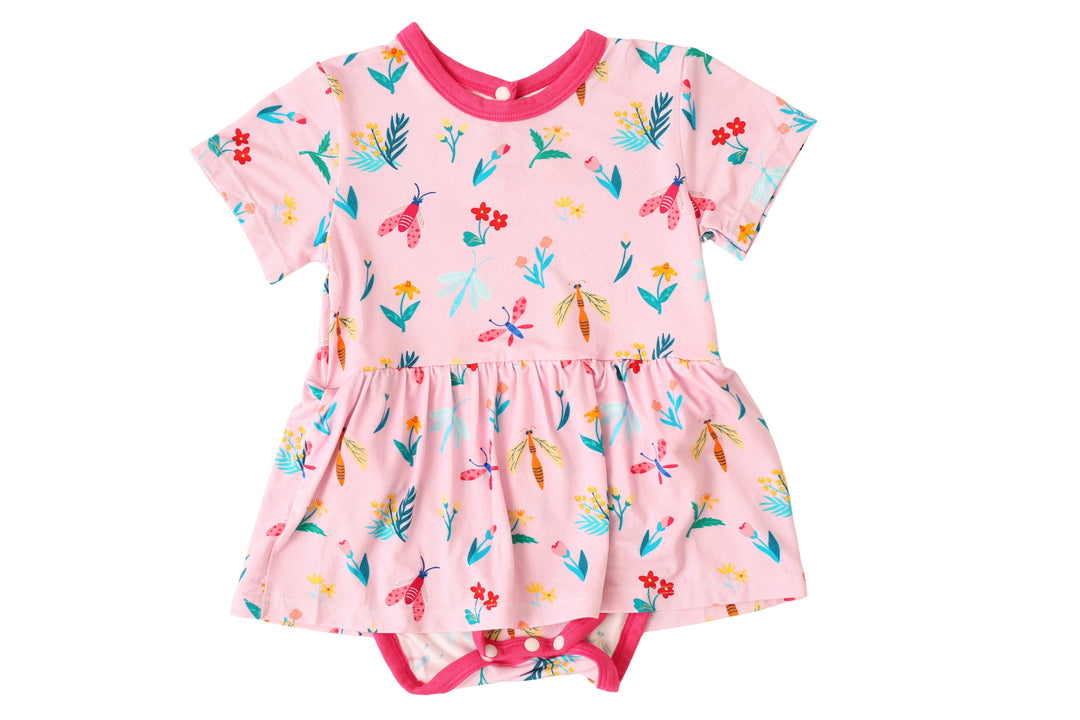 Petal Bugs S/S Bodysuit Dres