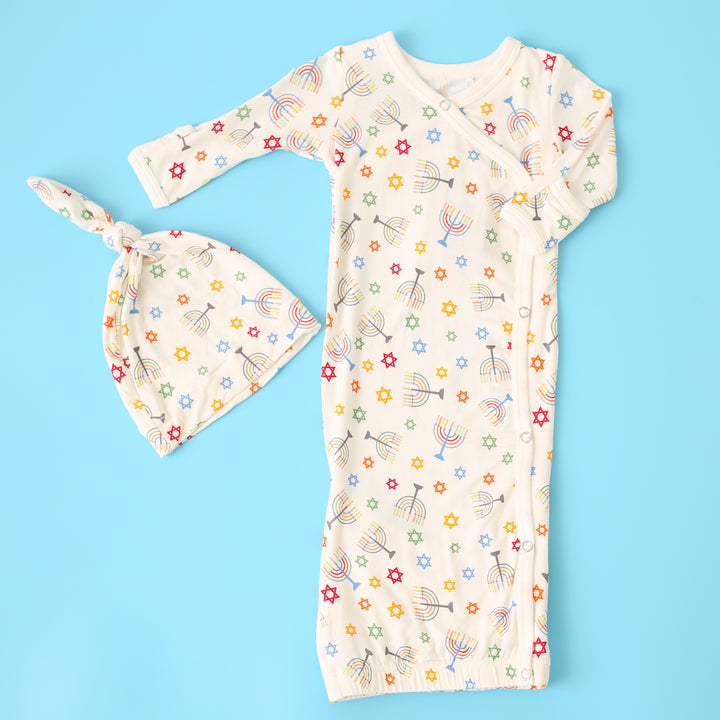 Happy Hanukkah Gown & Hat