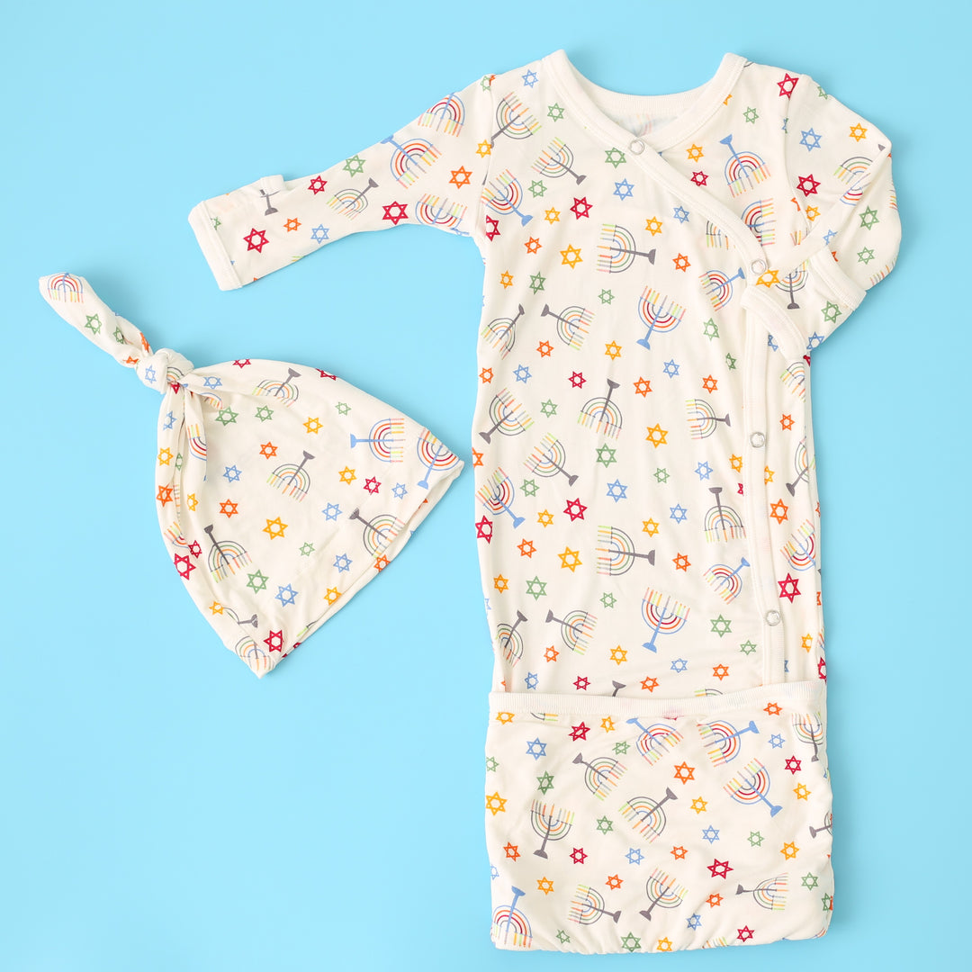 Happy Hanukkah Gown & Hat