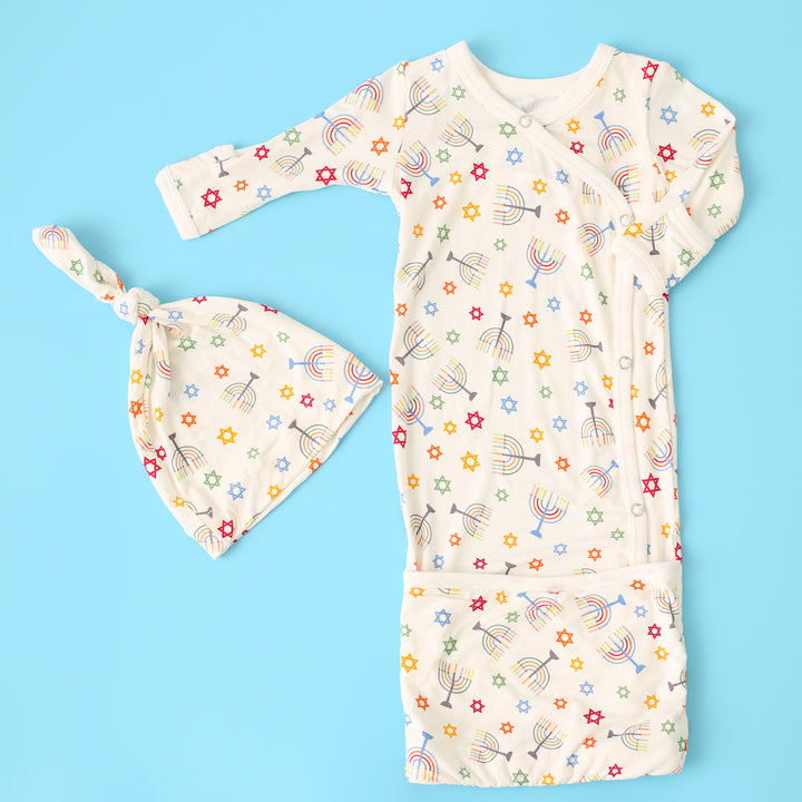 Happy Hanukkah Gown & Hat