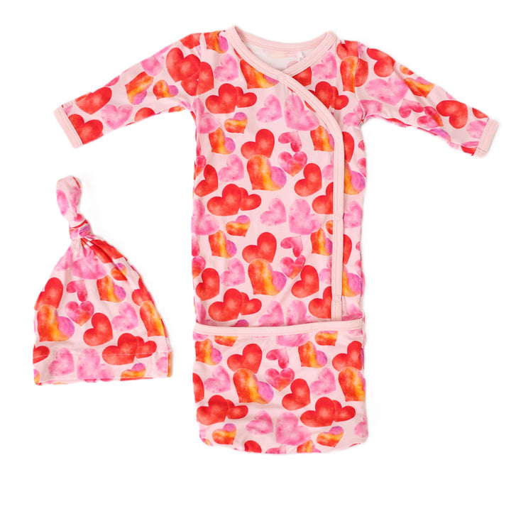 Love Hearts Gown & Hat