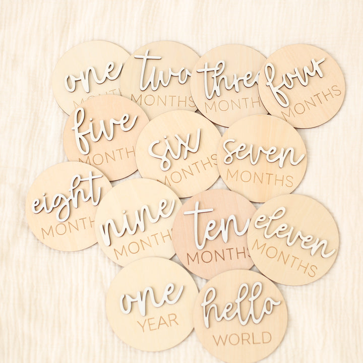 Monthly Milestones Black