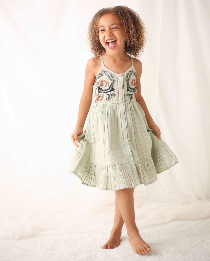 Bestaroo - Bamboo - amaya mini dress in sage