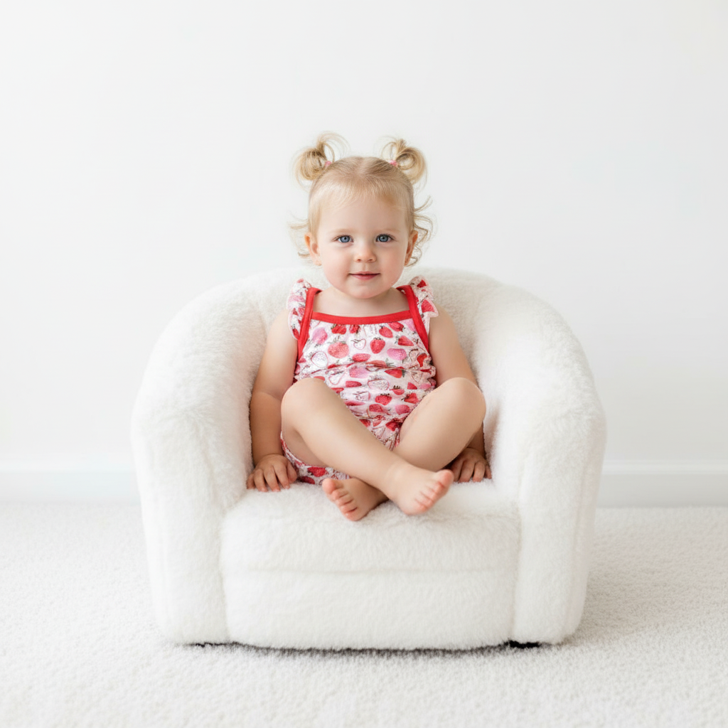 Strawberry Fields Bubble Romper