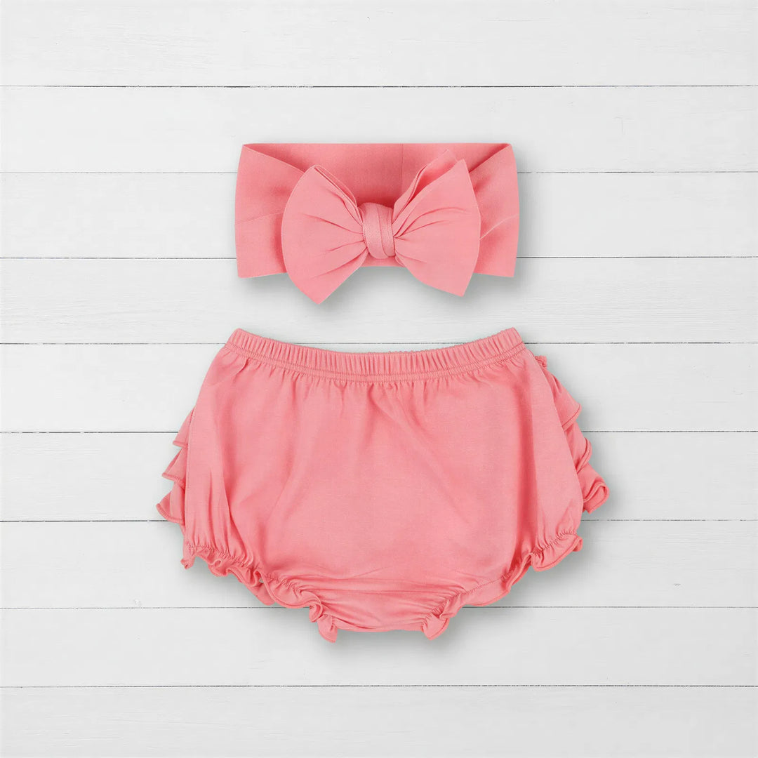 Bubble Gum Bloomer and Headband