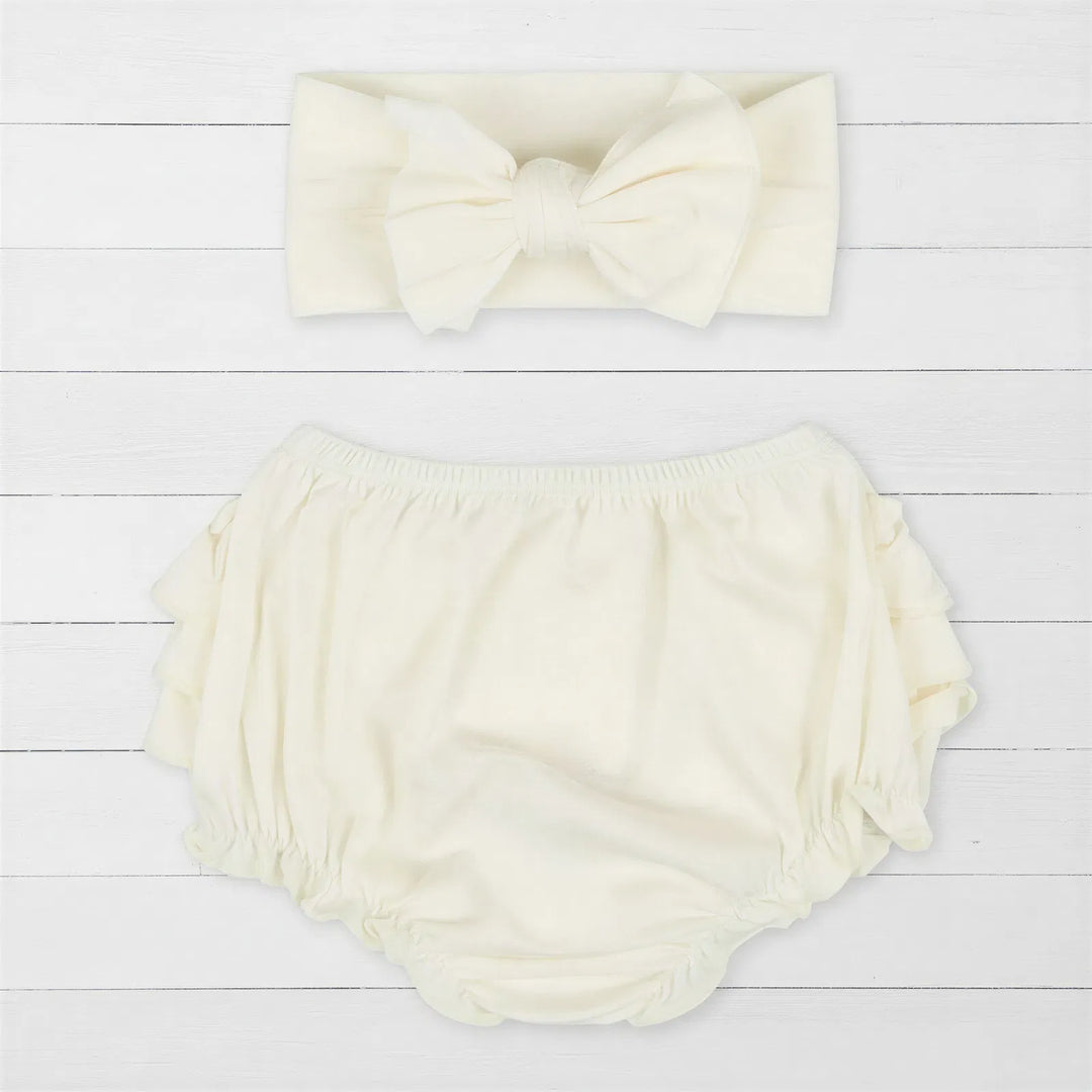 Vanilla Bloomer and Headband