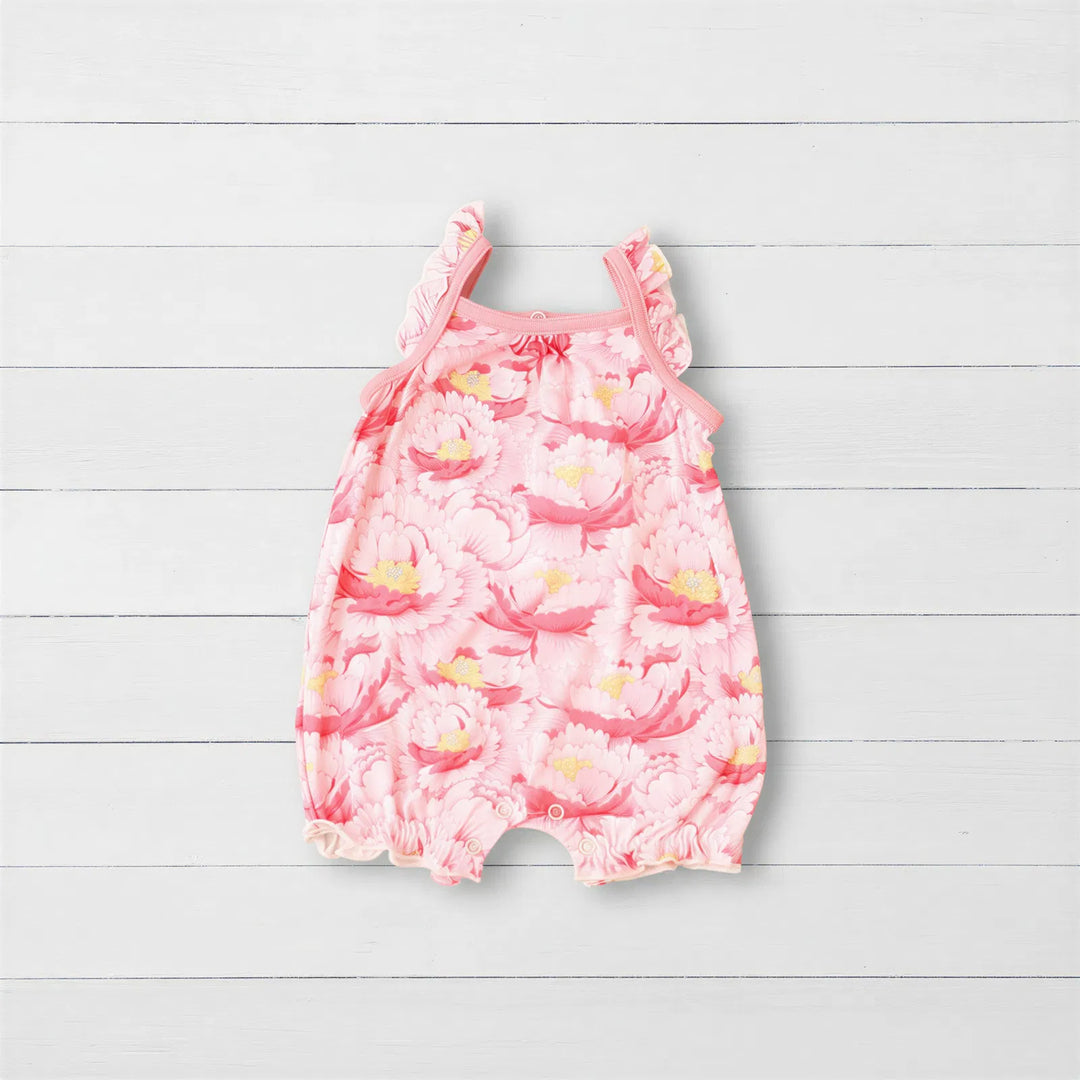 Blush Dreams Floral Bubble Romper