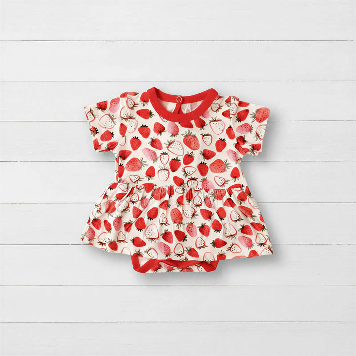 Strawberry Fields Bodysuit Dress