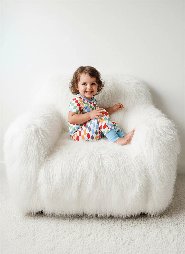 Bold Checks Coverall