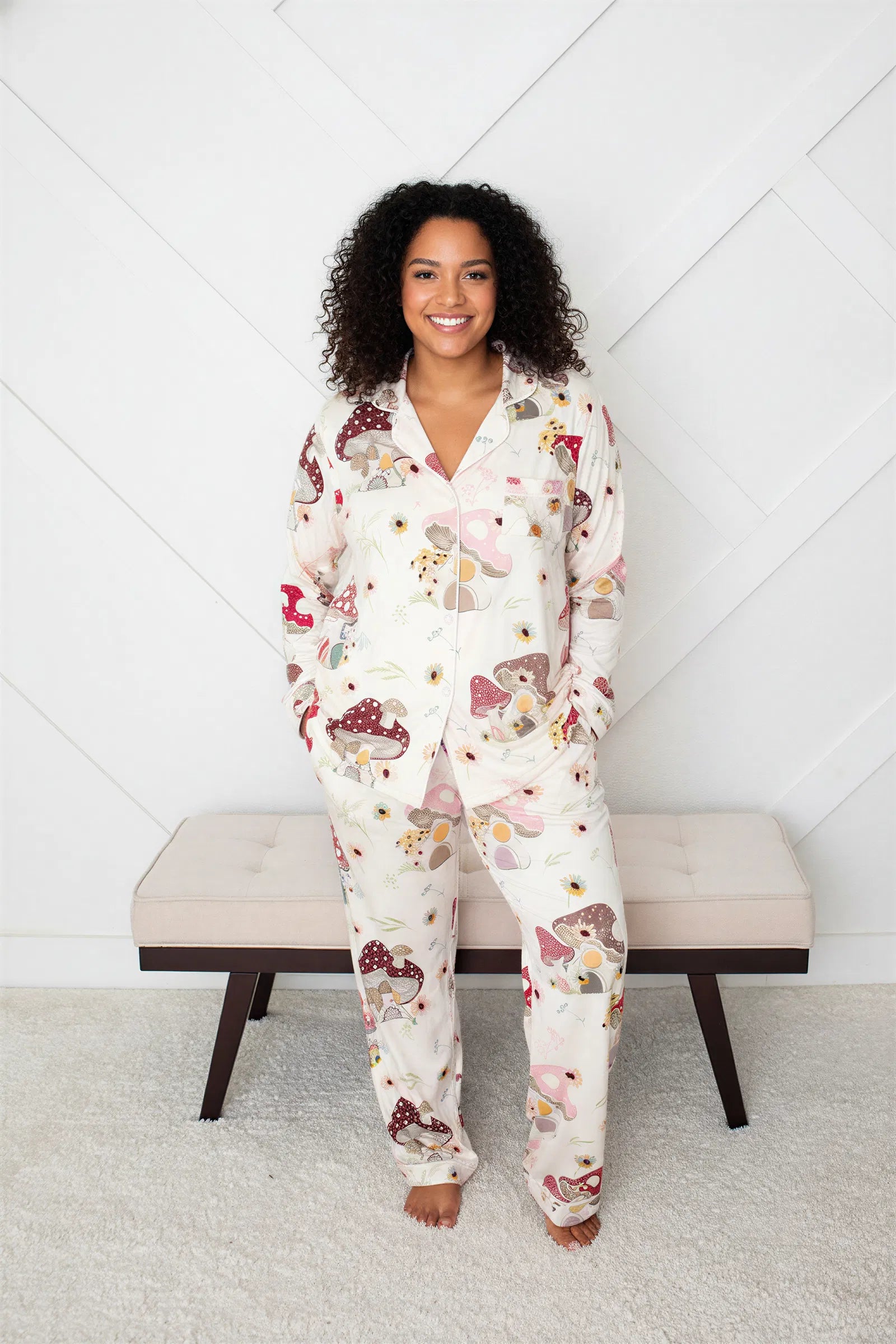 Flora Shrooms Women's Pajama Set