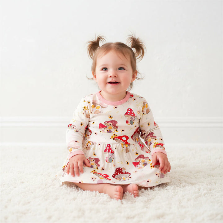 Flora Shrooms Bodysuit Dress