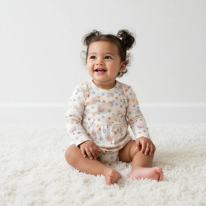 Happy Hanukkah Bodysuit Dress - Bestaroo