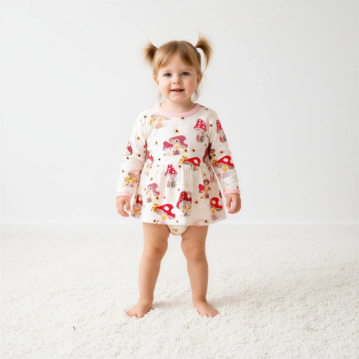 Flora Shrooms Bodysuit Dress - Bestaroo