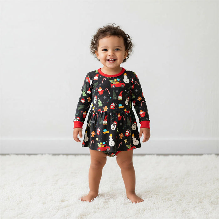 Holiday Cheer Bodysuit Dress - Bestaroo