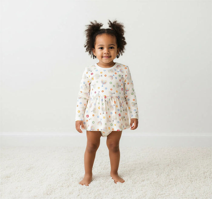 Happy Hanukkah Bodysuit Dress - Bestaroo