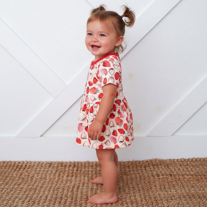 Strawberry Fields Bodysuit Dress