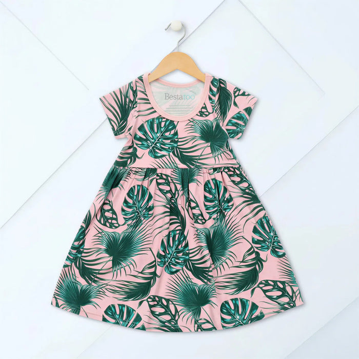 Palm Spring Pink Dress - Bestaroo