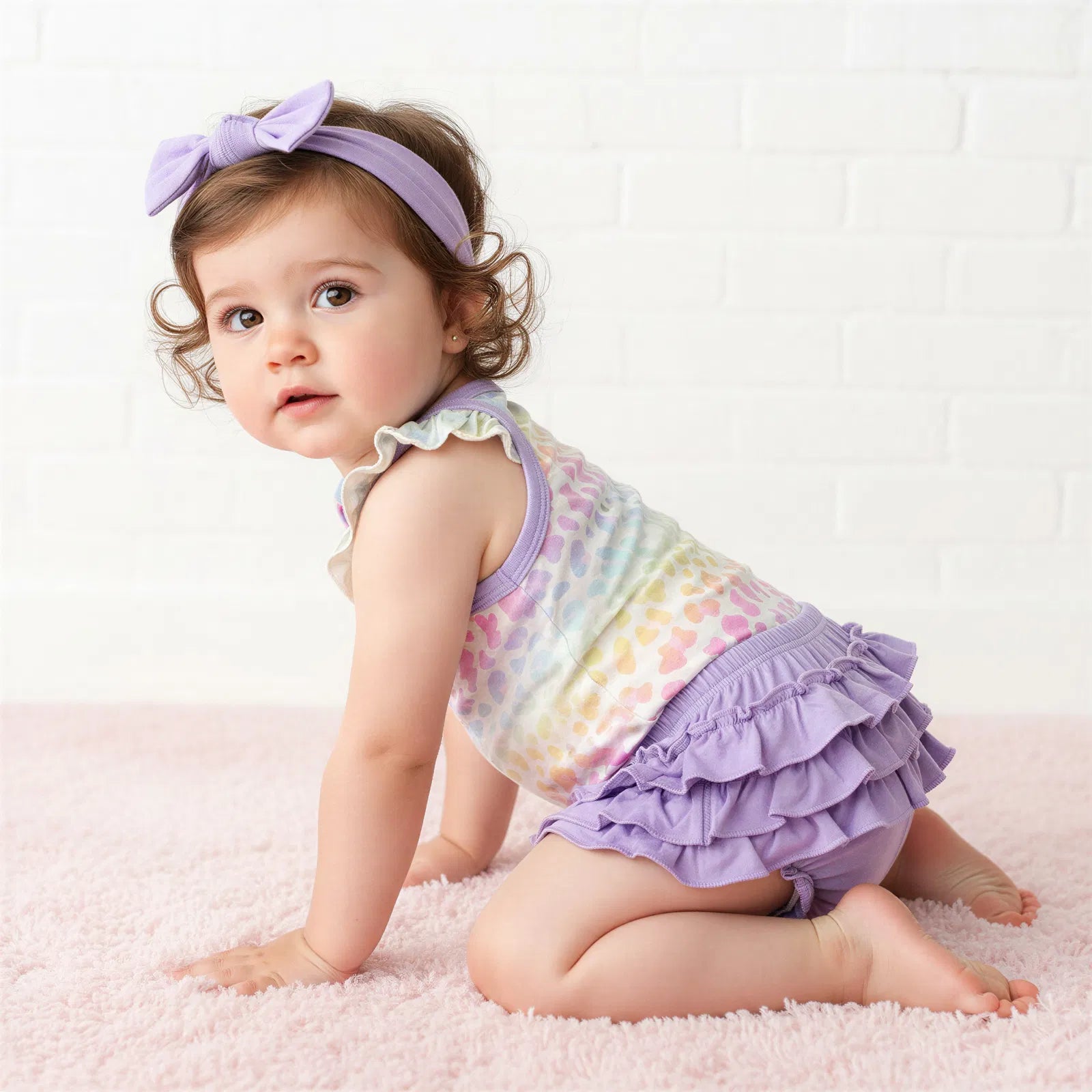 Aurora Ruffle Bloomer Set