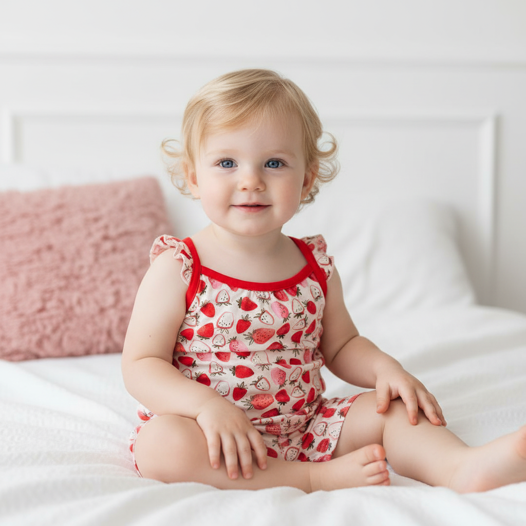 Strawberry Fields Flutter Tank & Shorts