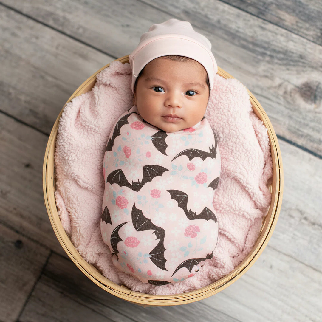 Batty Blossoms Swaddle
