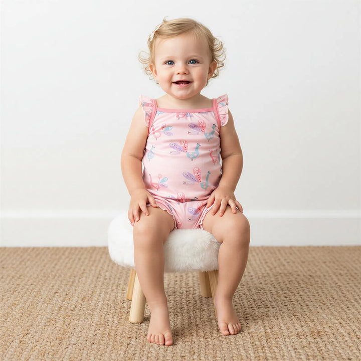 Peacock Bubble Romper