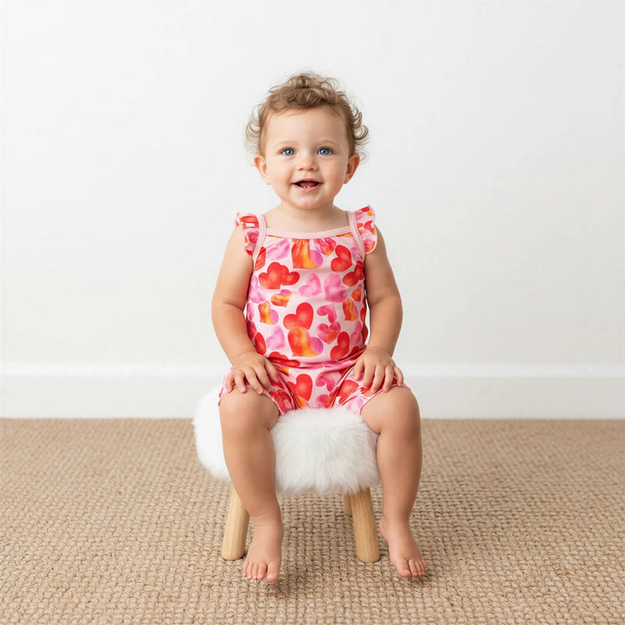 Love Hearts Bubble Romper - Bestaroo