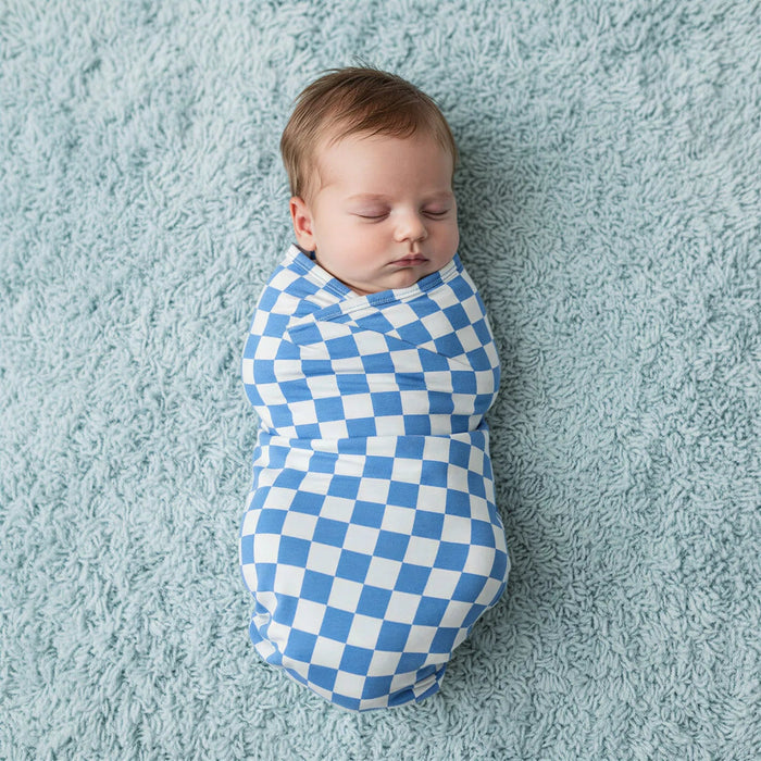 Blue Checks Swaddle - Bestaroo