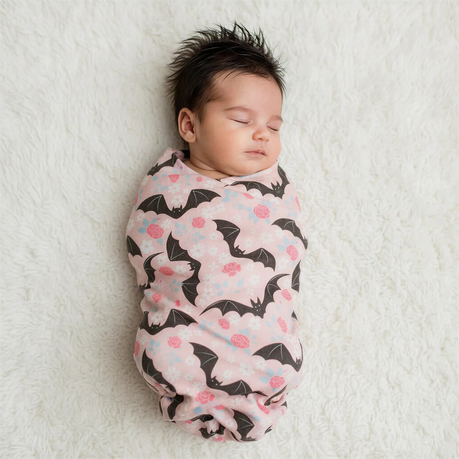 Batty Blossoms Swaddle