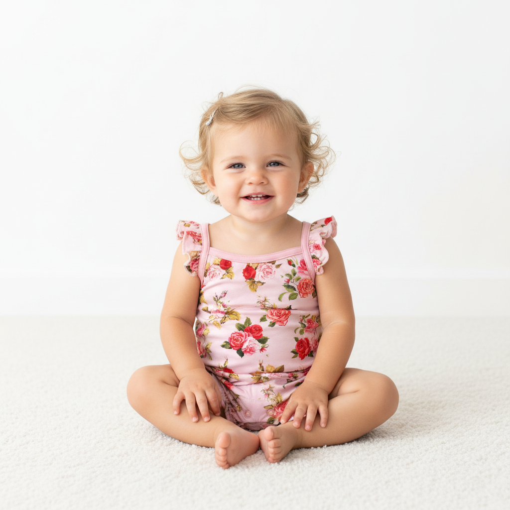Rosebud Babe Bubble Romper