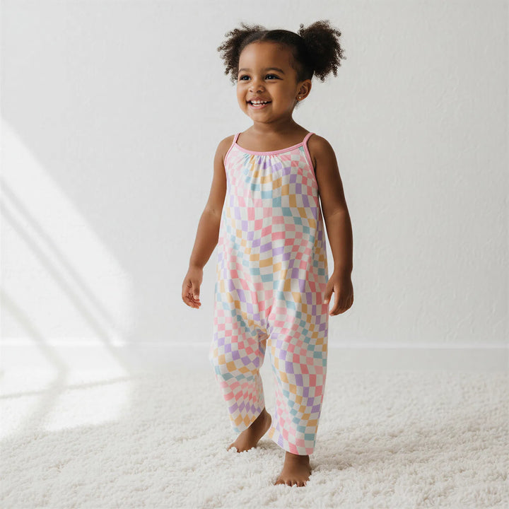 Pastel Checks Jumpsuit