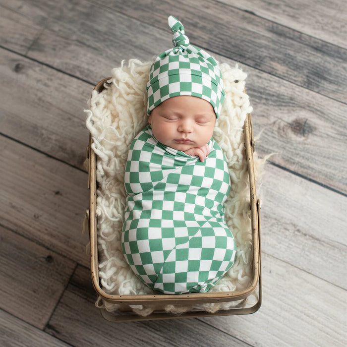 Emerald Checks Swaddle - Bestaroo