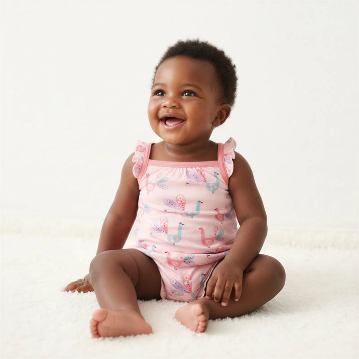 Peacock Bubble Romper