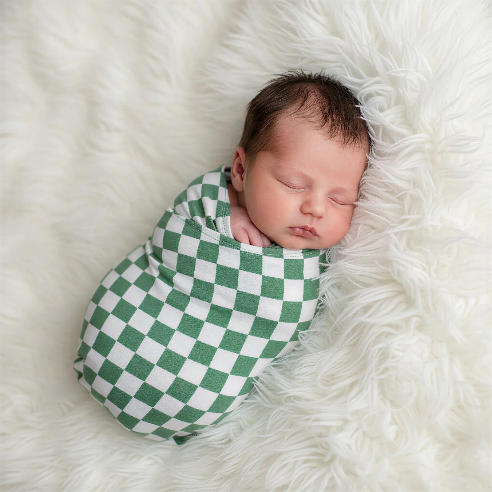 Emerald Checks Swaddle